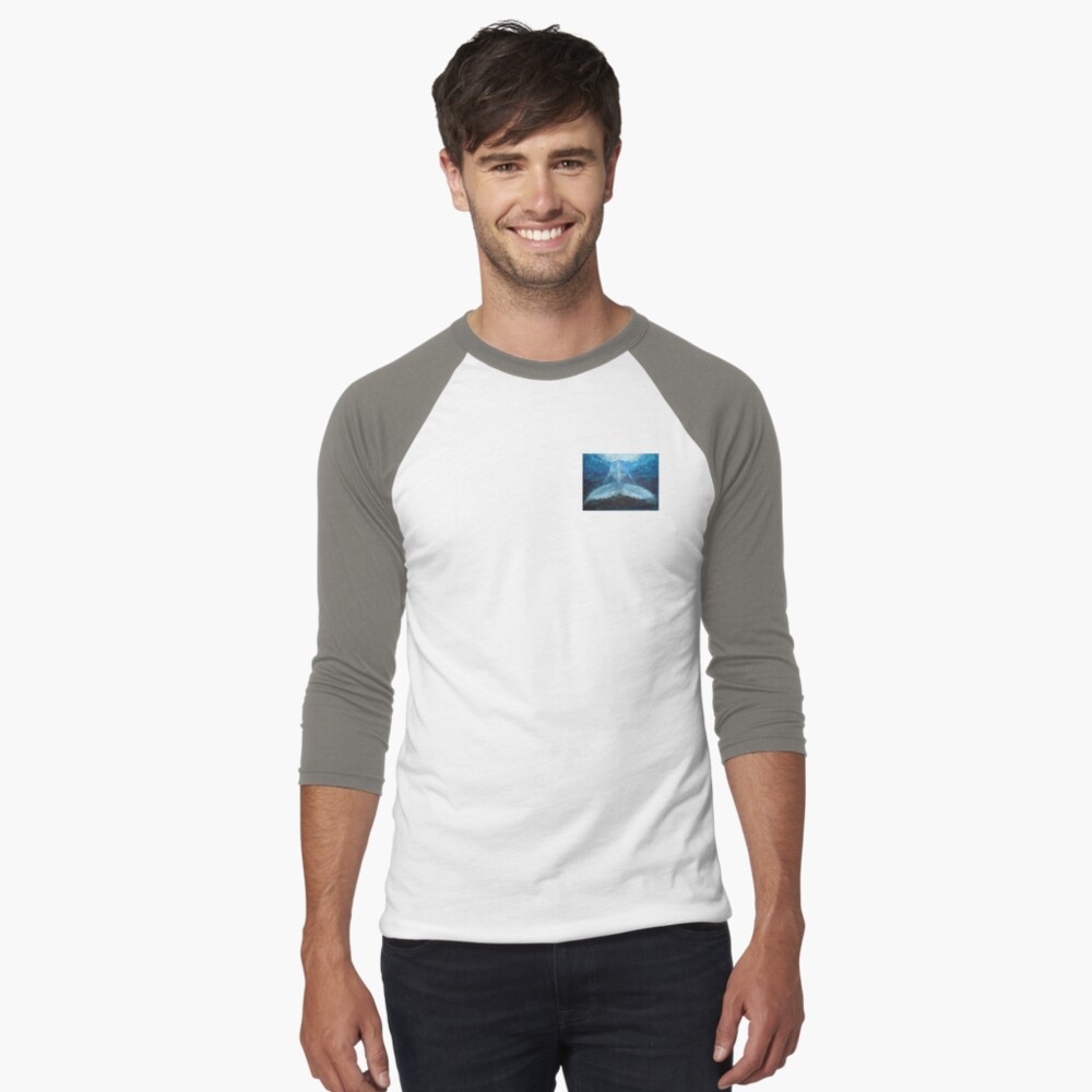 Item preview, Baseball ¾ Sleeve T-Shirt designed and sold by SeaEchoes.