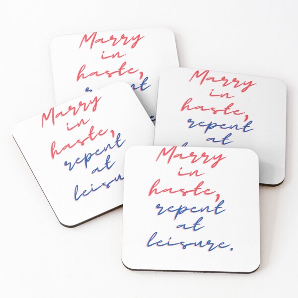 Item preview, Marry in haste, repent at leisure designed and sold by Dwarf7.