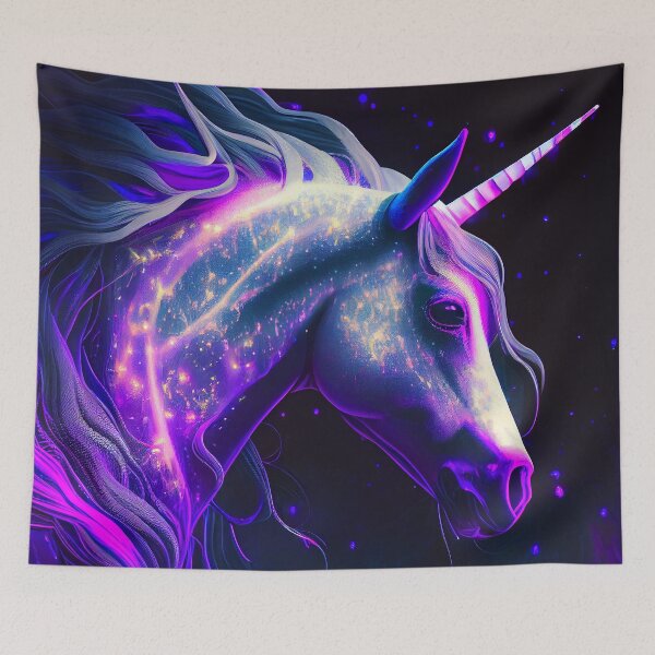 Item preview, Ultraviolet unicorn designed and sold by LorrieBee.