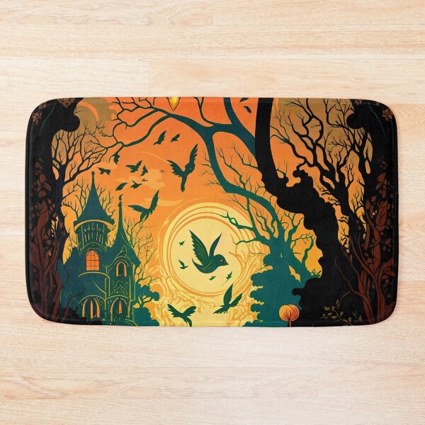 Item preview, Fantasy House In The Woods Illustration designed and sold by entwithanaxe.