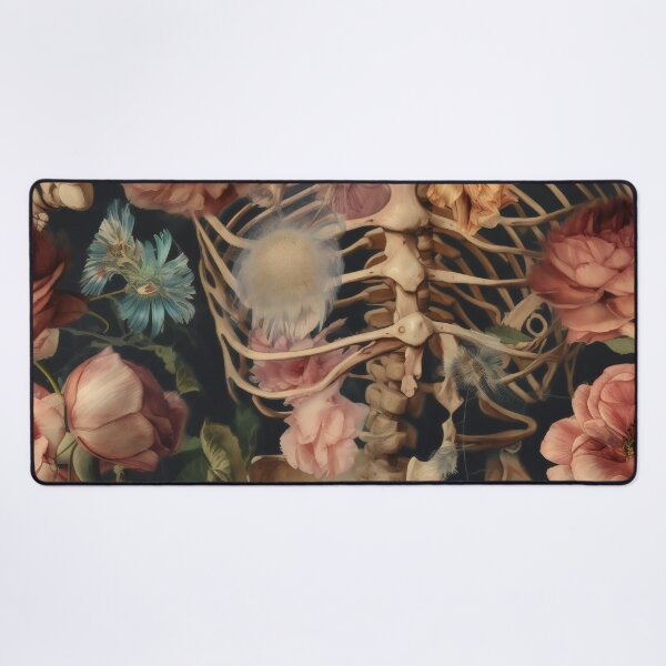 Item preview, Floral Anatomy: A Painterly Blend of Bones and Blossoms designed and sold by FormulaEden.