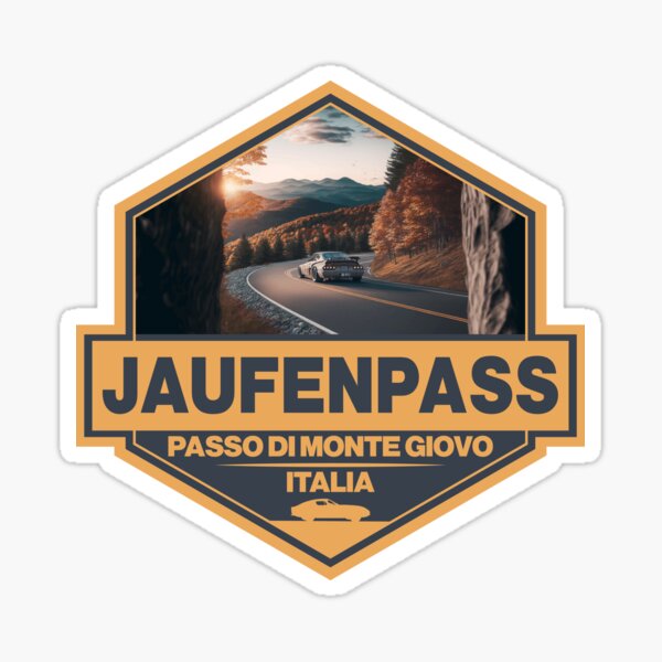 Artikel-Vorschau von Jaufenpass Italien Reisekunstabzeichen, designt und verkauft von KrisSidDesigns.