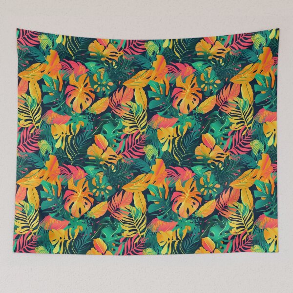 Item preview, Tropical Leaves pattern designed and sold by uuniquegoods.