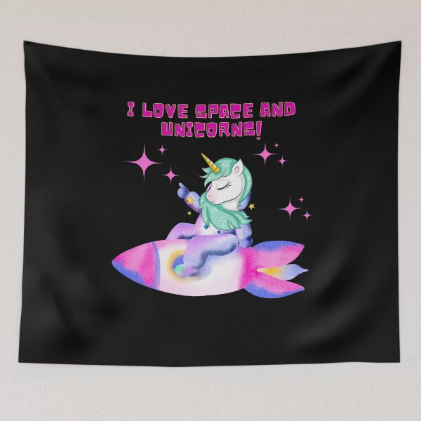 Item preview,  I Love Space and Unicorns T-Shirt - Magical Space and Unicorn Tee designed and sold by GorinART.
