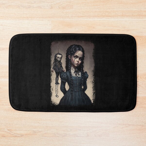 Item preview, A mysterious and terrifying girl Halloween - Wednesday - art   designed and sold by walterApparel92.