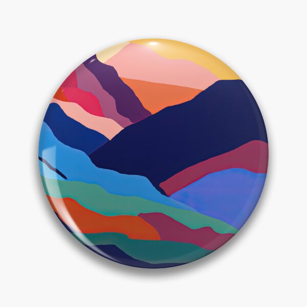Item preview, Colorful Peakscape designed and sold by stilldan97.