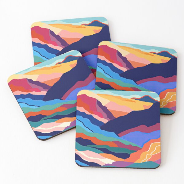 Item preview, Colorful Peakscape designed and sold by stilldan97.