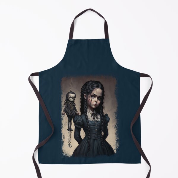 Item preview, A mysterious and terrifying girl Halloween - Wednesday - art designed and sold by walterApparel92.
