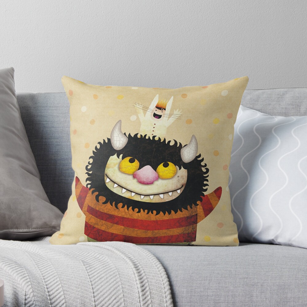 Item preview, Throw Pillow designed and sold by sandygrafik.