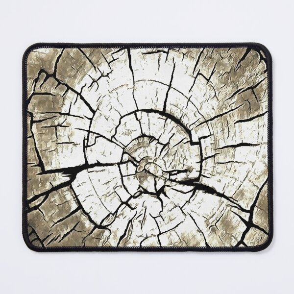 Item preview, Tree Stump In Pale Grey Monotone Abstract Art designed and sold by taiche.