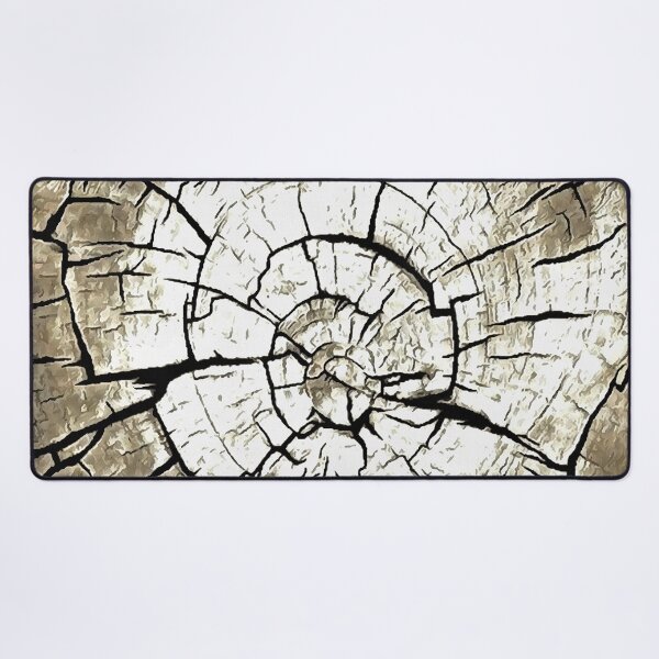 Item preview, Tree Stump In Pale Grey Monotone Abstract Art designed and sold by taiche.