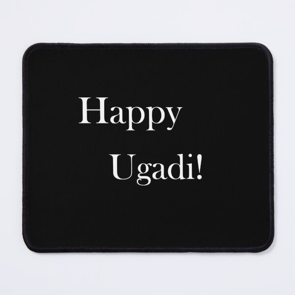 Item preview, Happy Ugadi! miminal white designed and sold by EmeraldeaArt.