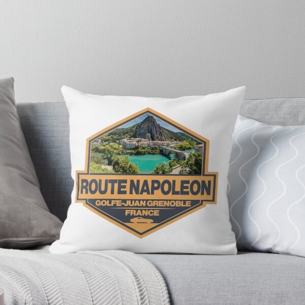 Item preview, Route Napoleon France Travel Art Badge designed and sold by KrisSidDesigns.
