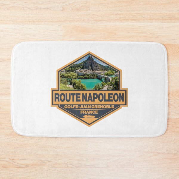 Item preview, Route Napoleon France Travel Art Badge designed and sold by KrisSidDesigns.