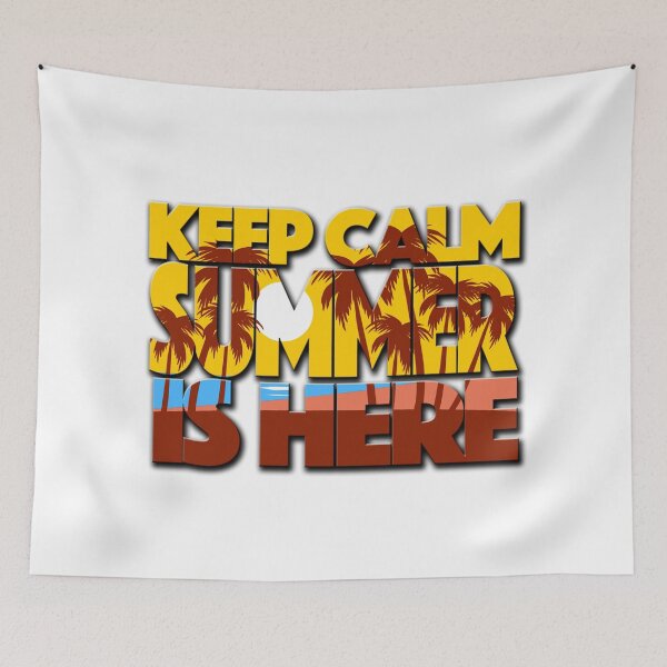 Item preview, Keep calm; summer is here! designed and sold by likbatonboot.