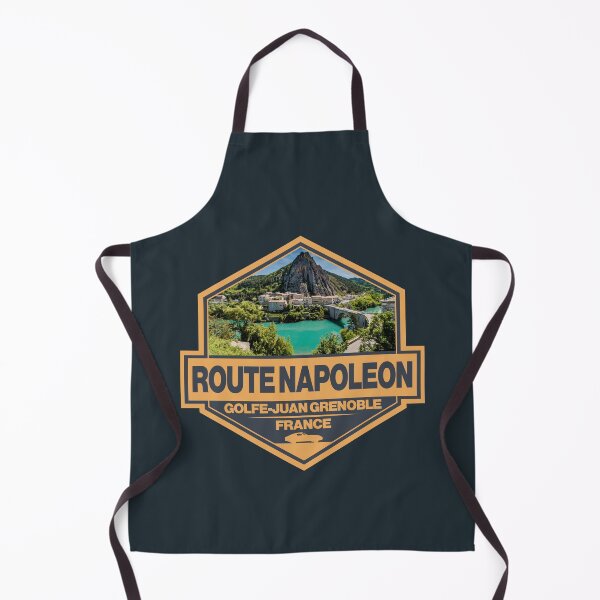 Item preview, Route Napoleon France Travel Art Badge designed and sold by KrisSidDesigns.