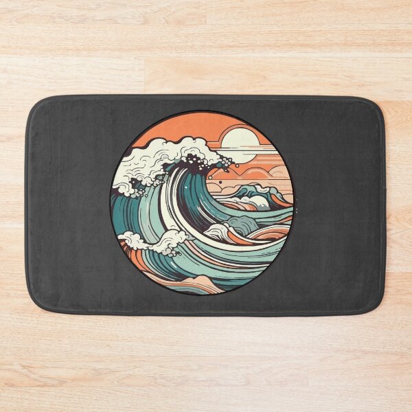 Item preview, Cool surf wave retro design designed and sold by coolhand.