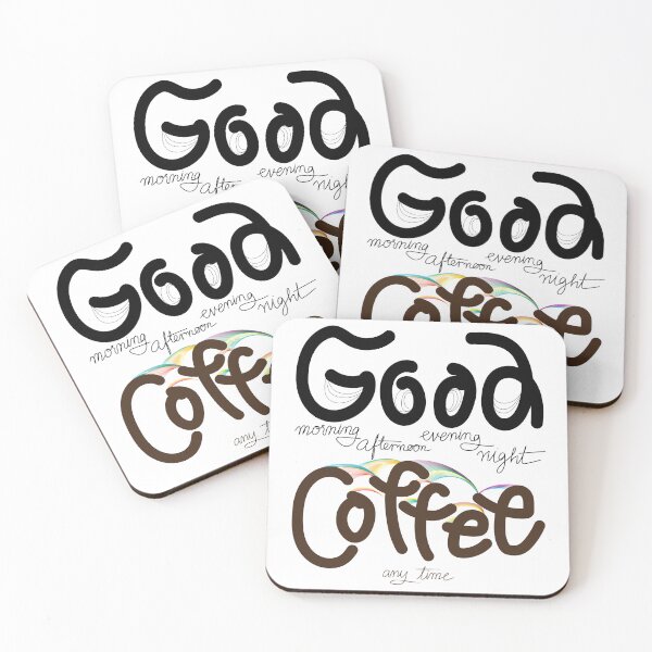 Item preview, Good Coffee any time designed and sold by Roninlibra.