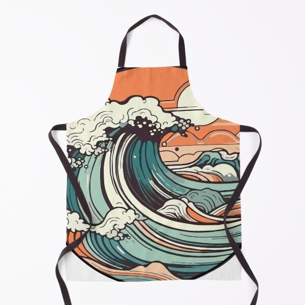 Item preview, Cool surf wave retro design designed and sold by coolhand.