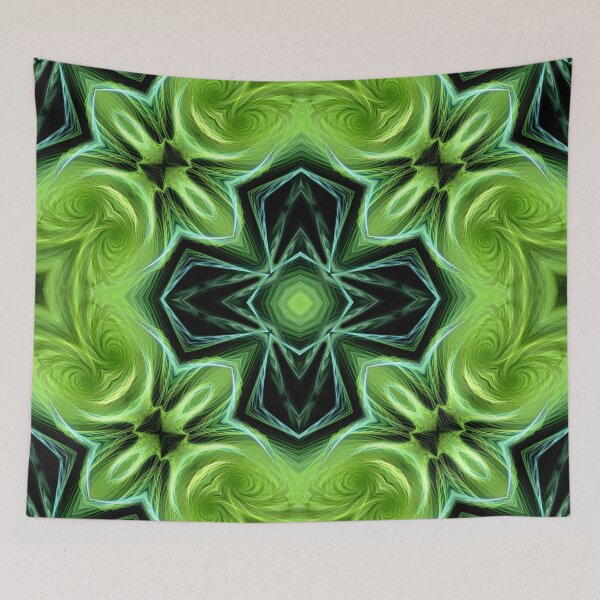 Item preview, black cross on green ground with diagonals designed and sold by effervescence.