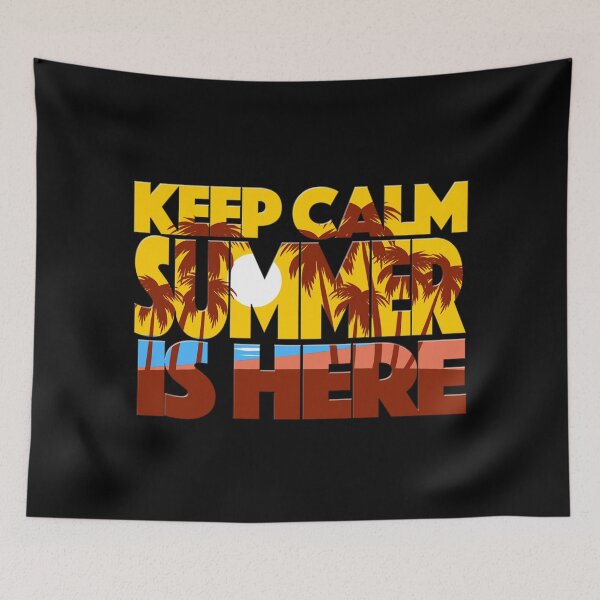 Item preview, Keep calm; summer is here! designed and sold by likbatonboot.