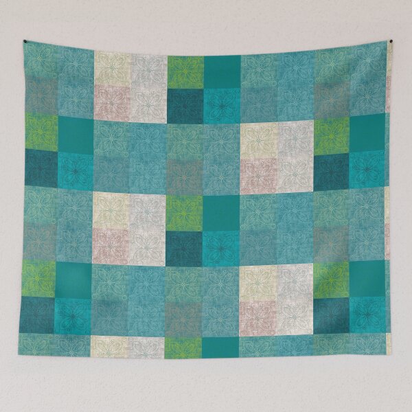Item preview, Linen patchwork - Natural designed and sold by PurpleSandpiper.