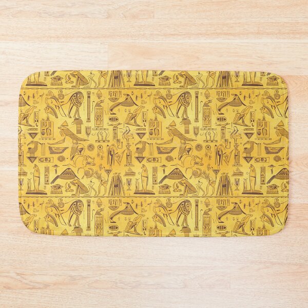 Item preview, Egyptian hieroglyphs seamless pattern designed and sold by SvarunPogani.
