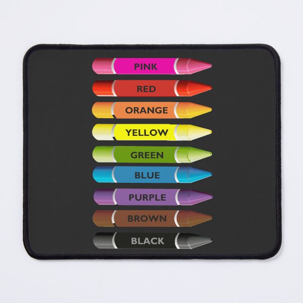 Item preview, Bright colour crayons pencils. Color names designed and sold by BarbaraGlebska.