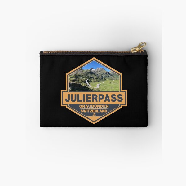 Item preview, Julier Pass Switzerland Travel Art Badge designed and sold by KrisSidDesigns.