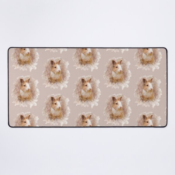 Item preview, Adorable Ginger Fluffy Rabbit designed and sold by TrendyArtPrints.