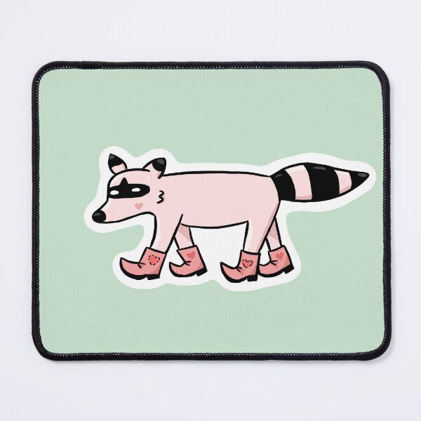Item preview, Pink Raccoon In Boots designed and sold by Artkarma.