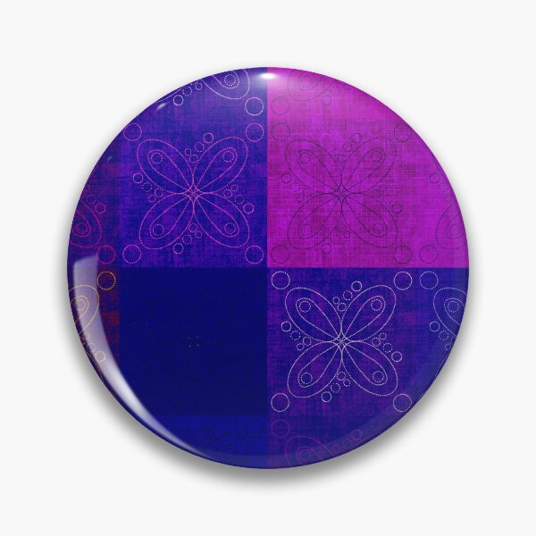 Item preview, Linen patchwork - pink/purple designed and sold by PurpleSandpiper.