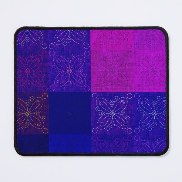Item preview, Linen patchwork - pink/purple designed and sold by PurpleSandpiper.