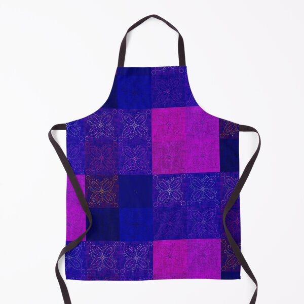 Item preview, Linen patchwork - pink/purple designed and sold by PurpleSandpiper.