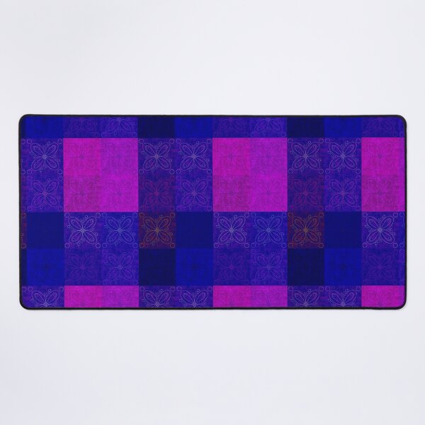 Item preview, Linen patchwork - pink/purple designed and sold by PurpleSandpiper.