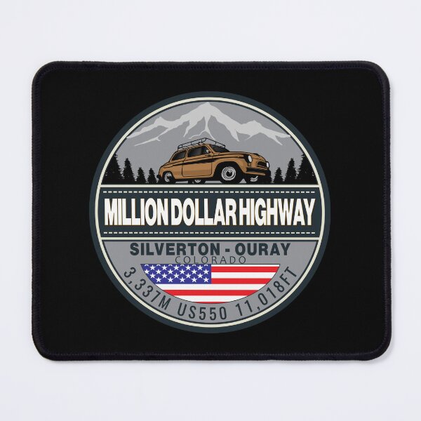 Item preview, Million Dollar Highway | Colorado | Car designed and sold by KrisSidDesigns.