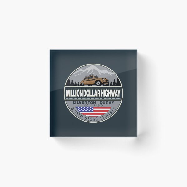 Item preview, Million Dollar Highway | Colorado | Car designed and sold by KrisSidDesigns.