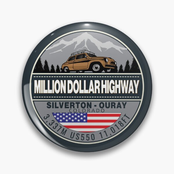 Item preview, Million Dollar Highway | Colorado | Car designed and sold by KrisSidDesigns.
