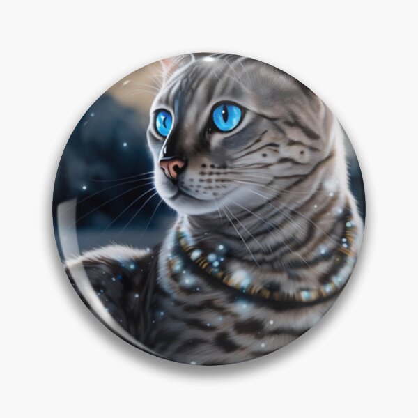 Artikelvorschau, Bengalkatze genießt den Schnee entworfen und verkauft von Nocturne Paws.