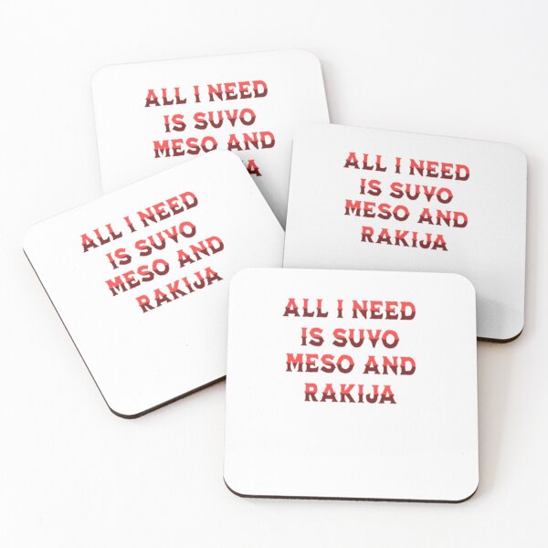 Item preview, All I Need Is Suvo Meso And Rakija designed and sold by workouti.