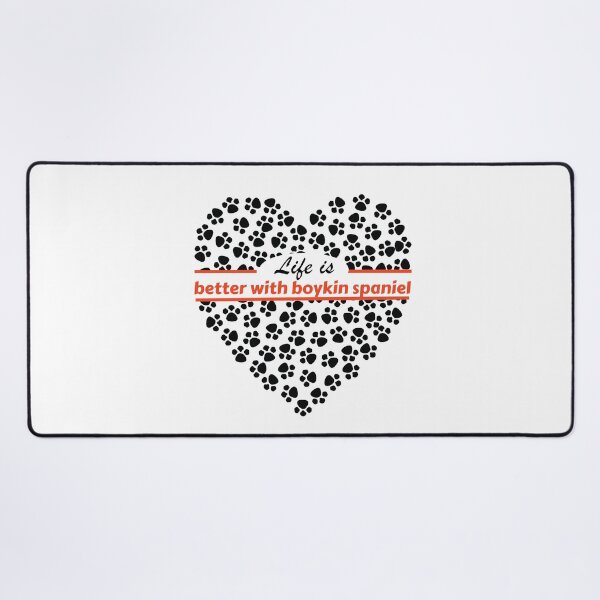Item preview, life is better with a boykin spaniel heart dog grapphic art for dogs lovers designed and sold by selfesteeem.