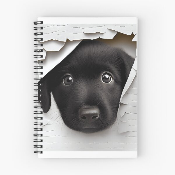 Item preview, Cute black labrador puppy designed and sold by AIArtShopPro.