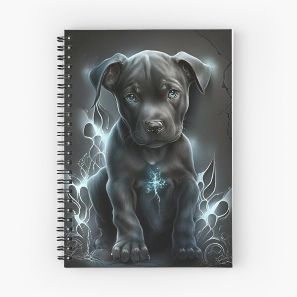 Item preview, Devilish Pit Bull Puppy designed and sold by Nocturne  Paws.
