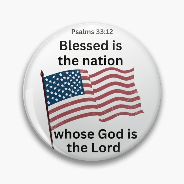 Item preview, Blessed is the Nation ~ Psalms 33:12 designed and sold by RhondaCGoins.