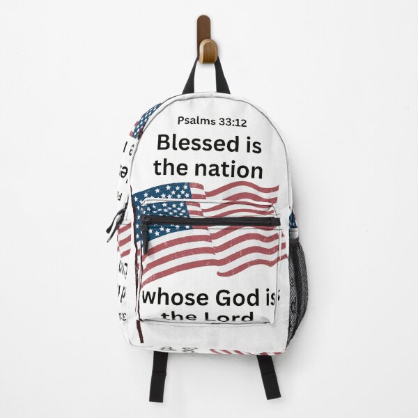 Item preview, Blessed is the Nation ~ Psalms 33:12 designed and sold by RhondaCGoins.