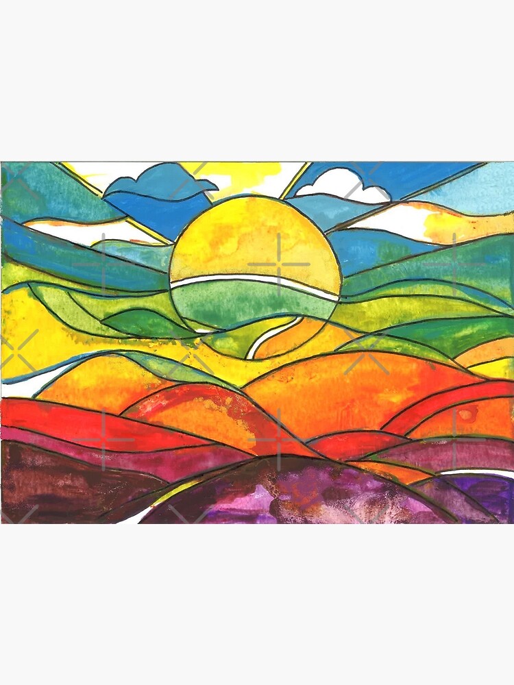 Colourful sunrise by milesdesignart