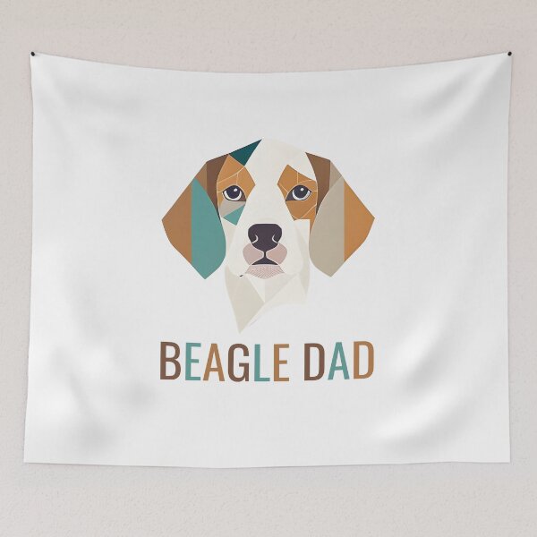 Item preview, Beagle Dad (Minimalist design) designed and sold by brindled.