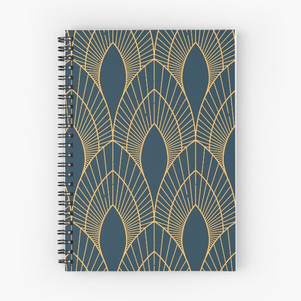 Item preview, Blue and Gold Art Deco designed and sold by KatsCanvas.
