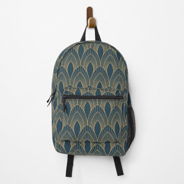 Item preview, Blue and Gold Art Deco designed and sold by KatsCanvas.
