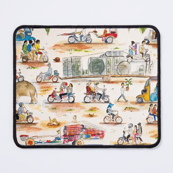 Item preview, Traffic in Phnom Penh designed and sold by LinaKahal.